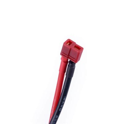 1pcs Deans Style T Plug Male Female Connector with 10CM 16AWG Wire Compatible with RC Car Models Lipo Aftermarket Replacement(Female)