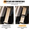 2PCS Car Seatbelt Adjuster,Universal Seat Belt Positioner Clip for Adults/Kids,Prevent The Seat Cushion from Moving During Use for More Comfortable Driving (Black) view 3