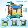 14FT Bounce House - 100% PVC Inflatable Castle for Kids, Easy Setup Outdoor Bouncy House for Parties, Holidays, and Yard Fun (Palm Tree, 13.5FT) view 2