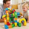 Electric Train Set for Kids Ages 3+, Modular DIY Toy Free Assembly, 3D Track, STEM Learning Fun Gift (Default, 81, Count) view 4