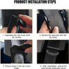 2PCS Car Seat Belt Adjuster Clips,Adjustable Universal Seat Belt Positioner Clip for Adults/Kids,Prevent The Seat Cushion from Moving During Use for More Comfortable Driving (Blue) view 4