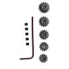 32DP 0.8M RC Motor Pinion Gear Set, 12T 13T 14T 15T 16T Chrome Molybdenum Steel Gear, High Strength 3.175mm Shaft Pinion for 1/10 RC Car, Compatible with Traxxas and Arrma view 3