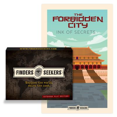 Finders Seekers Mystery Game | The Forbidden City: Ink of Secrets - Be a Detective and Investigate an Unsolved Case, Escape Room Style Puzzles, for Date Night, Game Night, or Solo