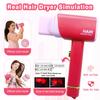 Hair Salon Toys for Girls 3-8,Pretend Hair Styling Set Barber Accessories Makeup Kit with Interactive Lights & Sounds,Educational Dress-Up Toy Vanities Birthday Gifts for Kids Ages 3,4,5,6,7,8 view 2
