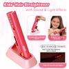 Hair Salon Toys for Girls 3-8,Pretend Hair Styling Set Barber Accessories Makeup Kit with Interactive Lights & Sounds,Educational Dress-Up Toy Vanities Birthday Gifts for Kids Ages 3,4,5,6,7,8 view 3