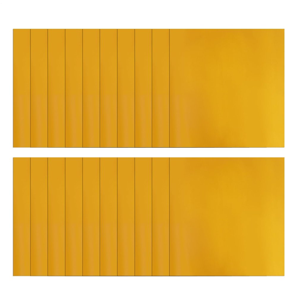 20 Pieces Gold Aluminum Foil Sheets, Metal Embossing Sheets, 5.9x5.9 Inch Crafting Foils, for Painting Engraving Mounting