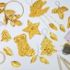 20 Pieces Gold Aluminum Foil Sheets, Metal Embossing Sheets, 5.9x5.9 Inch Crafting Foils, for Painting Engraving Mounting view 4