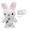 TOPINCN Talking Bunny Toy, Interactive Walking Dancing Plush with Built in Speakers and Music, for Baby Kids Toddler Playtime and Emotional Comfort view 2