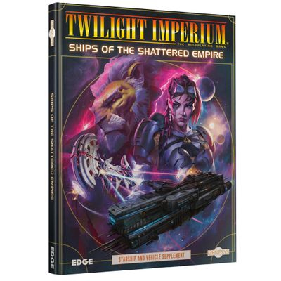 Asmodee Genesys Roleplaying Game Ships of The Shattered Empire SOURCEBOOK - Twilight Imperium Starship & Vehicle Guides, Sci-Fi Fantasy Game for Kids & Adults, Ages 14+, 2-6 Players, 4+ Hours
