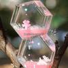Acrylic Cherry Blossom Oil Leak Hourglass for Stress Relief, Creative Decor (Tube Pack 12 Units (6Tube Purple, 6Tube Pink)) view 2