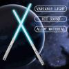 LED Flash Toy Sword, Aluminum Alloy Light Up Sword with Sound Effects and 7 Color Changing Lights, for Kids Parent Child Interaction and Friends Gifts (Silver) view 4