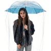 RainPod Transparent Umbrella Rain Cover, Clear PE Material, Full Body Protection with Side Entry Door. (Medium) - Set of 4 Units. view 1