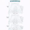 RainPod Transparent Umbrella Rain Cover, Clear PE Material, Full Body Protection with Side Entry Door. (Medium) - Set of 4 Units. view 2
