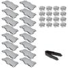 Oakland Living Zen/2 Half Cube Facet - 16 Facet Set  Grey view 1