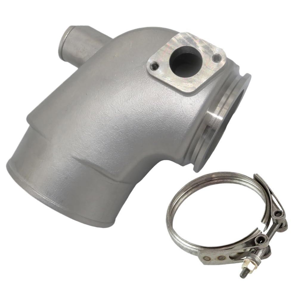 Boat Engine Exhaust Mixing Elbow With V Clamp 861289 851289 842993 Compatible With Penta AD31 AD41 KAD32 KAD42 KAMD42 TAMD42 KAD43