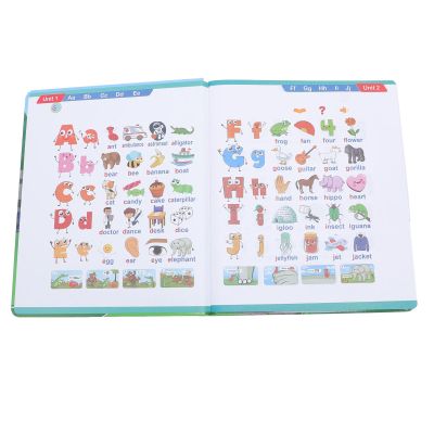 Ymiko Interactive Educational Learning Book for Toddlers, Talking Sound Toy with Fun Vocabulary and Language Skills Development for Kids 3+ Years