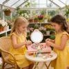 Kids Play Vanity, Wooden Dressing Table, Pretend Play Girls Vanities Set with Mirror, Plays Vanity for Dress Up Christmas, Kids Room Accessories for Home Children, 11.61x10.63x9.25in view 4
