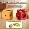 Electric Train Set Magnetic Train Set, 81 Pcs Car Cube Track Building Toy Train Track Gravity-Defying 3D Embedded Layouts & Motorized Car, STEM Learning Gift view 4