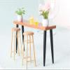 1:12 Miniature Bar Table Set, Wooden Dollhouse Natural Wood Finish, Doll Furniture (1 Table) view 1