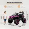 12V Electric Ride-on Car for Kids, Equipped with Dual 380W 16,000RPM Motors, Bluetooth Music Player, LED Lights and Safety Belt, an Ideal Gift for Boys and Girls view 2