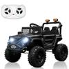 12V Electric Ride-on Car for Kids, Equipped with Dual 380W 16,000RPM Motors, Bluetooth Music Player, LED Lights and Safety Belt, an Ideal Gift for Boys and Girls view 1