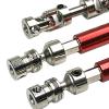 2Pcs Metal RC Car Drive Shaft, Upgraded Alloy Transmission Shaft Set for 1/12 MN128 MN86 MN86S Remote Control Car (Red) view 2