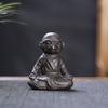 Tea Pets-Purple Sand Twelve Zodiac Tea Pet Creativity Can Be Raise Tea Play Accessories Cute Dragon Statue Tea Set Ornament (Black-K) view 1