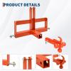FinerFurnis Heavy Duty 3-Point Quick Hitch Receiver for Tractor  Category 1, 10,000 lbs Capacity, Suitcase Weight Brackets & Towing Ball Included, Compatible with Kubota, Kioti, Yanmar  view 4