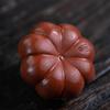 Tea Pets-Purple Sand Pumpkin Small Tea Pet Decoration Handmade Clay Painted Tea Set Sculpture Ornament Tea Play Crafts (B) view 4