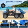 24V Ride on Dump Truck for Kids, 2 Seater Ride on Cars with Auto-Lifting Bed, Shovel,4x75w Motors, Music, LED Light, Parent Remote Control & 6 Wheels,Perfect Ride on Truck Gift for Boys Girls view 2