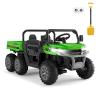 24V Ride on Dump Truck for Kids, 2 Seater Ride on Cars with Auto-Lifting Bed, Shovel,4x75w Motors, Music, LED Light, Parent Remote Control & 6 Wheels,Perfect Ride on Truck Gift for Boys Girls view 4