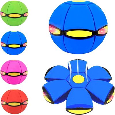 AITIDE Magic Bouncing Ball, Magic Bouncing Ball with 6 Light, Dual Form Freely Switchable, Parent-Child Interaction Suitable for Indoor & Outdoor Use (Blue)