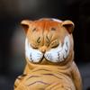 Tea Pets-Purple Sand Tea Pett Little Tiger Decoration Zodiac Brushed Clay Painted Handmade Adorable Tea Playing Tea Set Accessories view 4