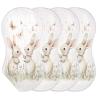 Bolaz Baby Burp Cloths 4 Pack,Feeding Cloths Face Towel Super Absorbent Soft Cotton-Rabbit Butterfly view 1