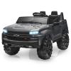 Hetoy 24V 2-Seater Truck Licensed Chevrolet Silverado Ride On Car Toy w/Parent Remote Control,4xSpring Suspension, 3 Speeds, Wireless Music, MP3 Player, Electric Vehicle Car for Kids,Grey view 1