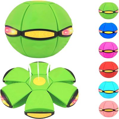 AITIDE Magic Bouncing Ball, Magic Bouncing Ball with 6 Light, Dual Form Freely Switchable, Parent-Child Interaction Suitable for Indoor & Outdoor Use (Green)