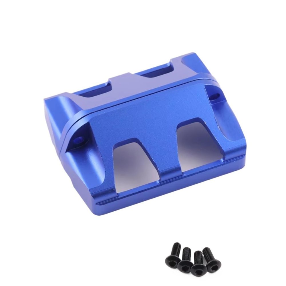 RC Crawlers Models For Traxxas For E-REVO 2.0 86086-4 For REVO For SUMMIT For Slayer Pro 4x4 1/10 Metal Steering Servo Guard 5315 RC Car Upgrade Parts(Blue)