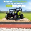 24V Ride On Toys for Big Kids, 2 Seater Electric UTV Car with Remote Control, 4-Wheeler Suspension, Soft Start, 3 Speeds, Led Lights, Bluetooth, Ride on Truck Kids 2-8 Years view 4