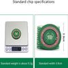 Portable Poker Chips, Monte Carlo Counting Game Chips with Denominations for Texas Holdem Blackjack Casino Gambling, Casino Games Ceramics Gambling Chips view 3