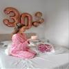 10th Number Balloon Birthday Decorations, 40 Inch Big Foil Balloon for Men & Women, Rose Gold Number Balloons for Wedding Memorial Day Birthday Aniversarry Supplies view 4