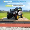 24V Ride On Toys for Big Kids, 2 Seater Electric UTV Car with Remote Control, 4-Wheeler Suspension, Soft Start, 3 Speeds, Led Lights, Bluetooth, Ride on Truck Kids 2-8 Years view 4