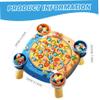 Bemonew Magnetic Fishing Game for Toddlers 360 Rotatable Toy with Music, 45 Fish & 8 Rods (Blue) view 2