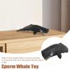 Bemonew 8x3x2 Inch Sperm Whale Toy Realistic Plastic Sea Animal Figurine with Open Mouth view 3