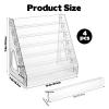 4 Pack 7 Layers Mini Brand Organizer Acrylic Display Rack for Mini Brands Collector Toys Large Capacity Desktop Mini Brand Display for Small Miniature Collectibles, Mini Brand Not Included view 2