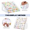 4 Pack 7 Layers Mini Brand Organizer Acrylic Display Rack for Mini Brands Collector Toys Large Capacity Desktop Mini Brand Display for Small Miniature Collectibles, Mini Brand Not Included view 3