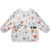 Bolaz Little Flowers 5 Painting Smocks for Kids 2-4 Art Smocks Eating with Pockets Toddler Infant Children Apron view 1