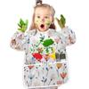 Bolaz Little Flowers 5 Painting Smocks for Kids 2-4 Art Smocks Eating with Pockets Toddler Infant Children Apron view 4