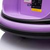 12V Ride On Bumper Car for Kids 1.55 Years, Electric Bumper Car with Parent Remote, LED Lights, Bluetooth Music, 360 Spin, Anti-Collision Padding & 5-Point Safety Belt (Purple) view 4