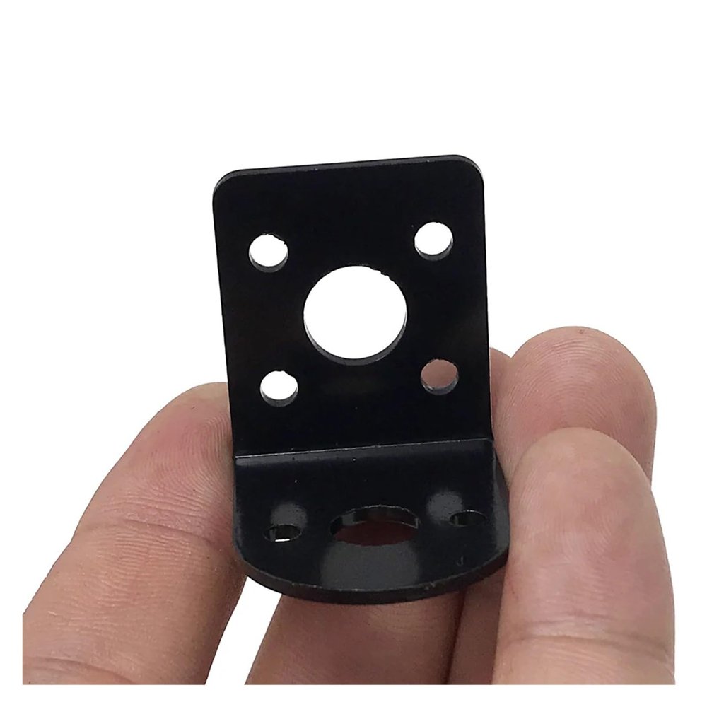 BQLOPOIQWZ DC Electronic Starter Metal Installation Base Fixed Bracket Holder for Geared Electronic Starter 37MM Diameter Gearbox Model Toy Car Accessories