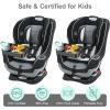 [2 Pack] Car Seat Snack Tray for Toddlers - 3 Inch Cup Holder Fits Most Sippy Cups & Straw Bottles with Dip Well, Mess-Free Square Kids Travel Tray Road Trip Essentials, Black, 2 view 4